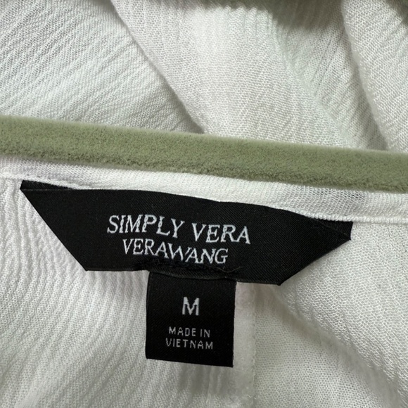 VeraWang~ Simply Vera, Boho, Peasant Blouse - Picture 7 of 7